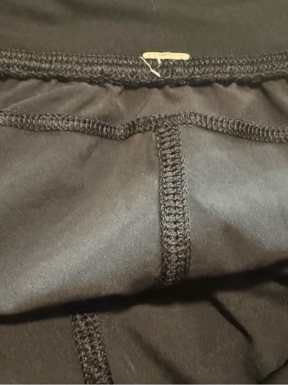 Lululemon Black 4" Shorts with front tie 8 - Picture 7 of 8